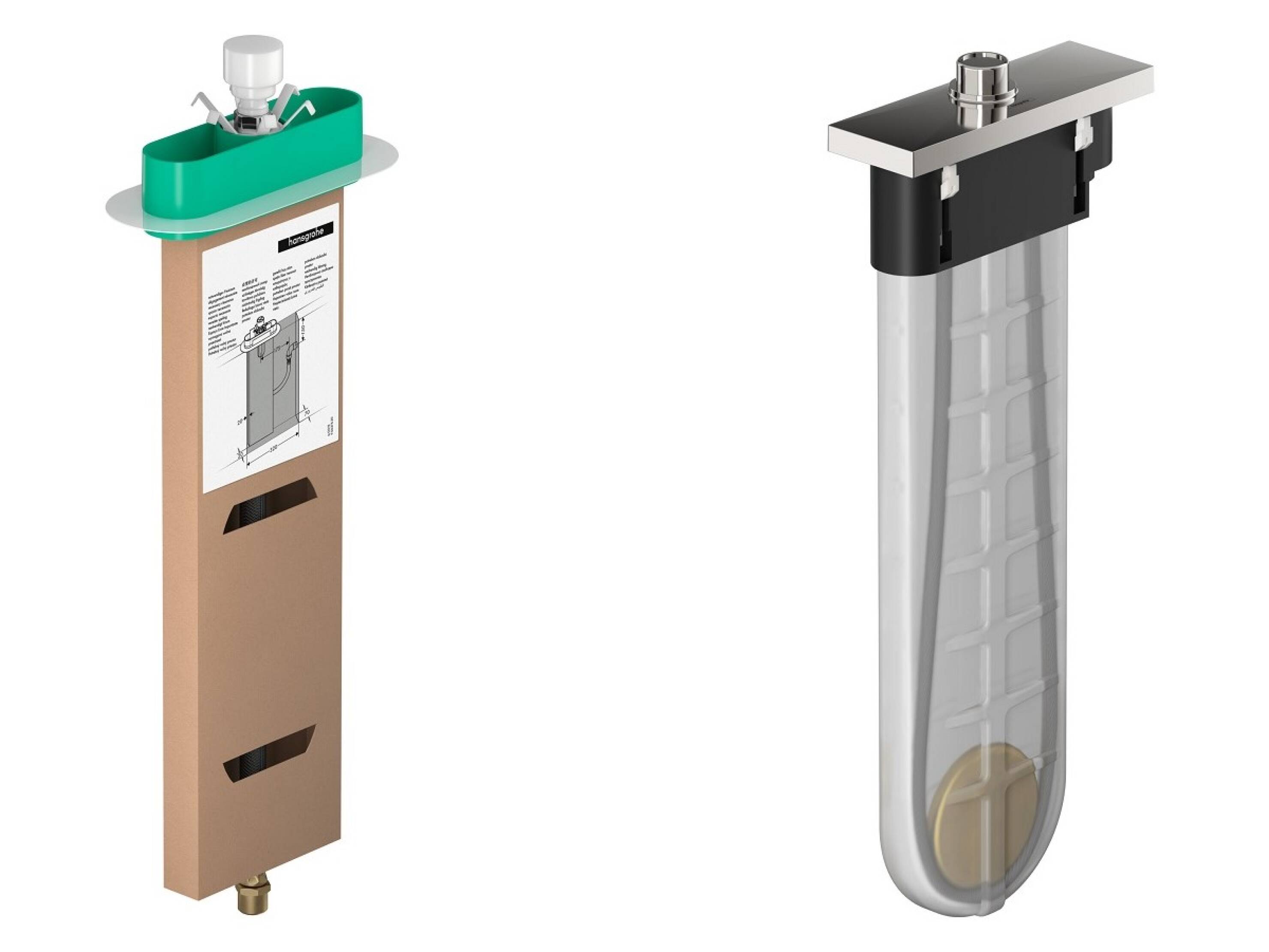 sBox Baignoire de hansgrohe : flexible de douche parfaitement enroulé. sBox Baignoire de hansgrohe : flexible de douche parfaitement enroulé.