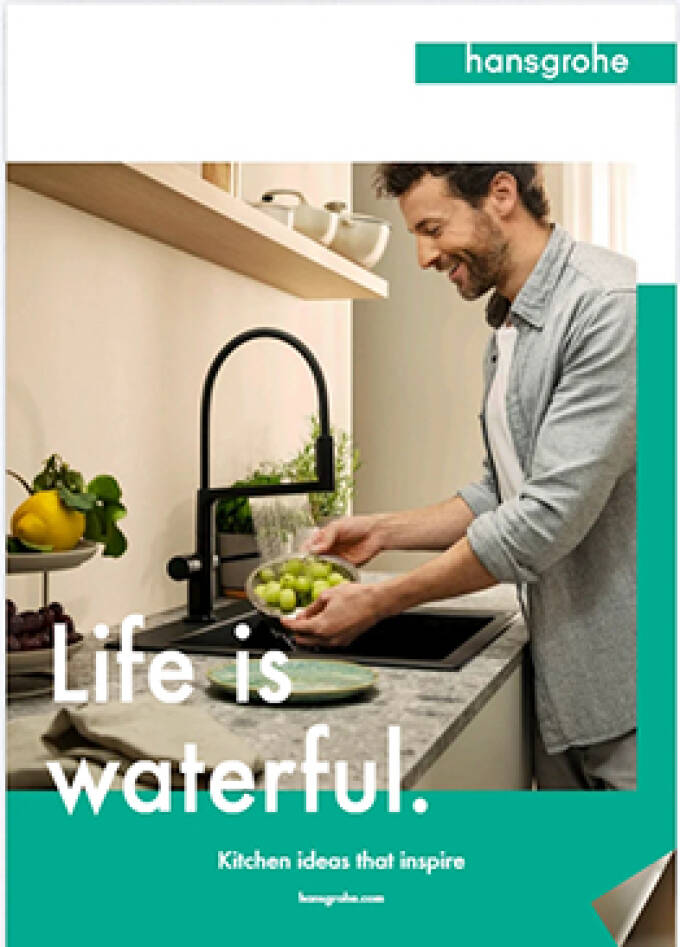 Cover kitchen brochure.