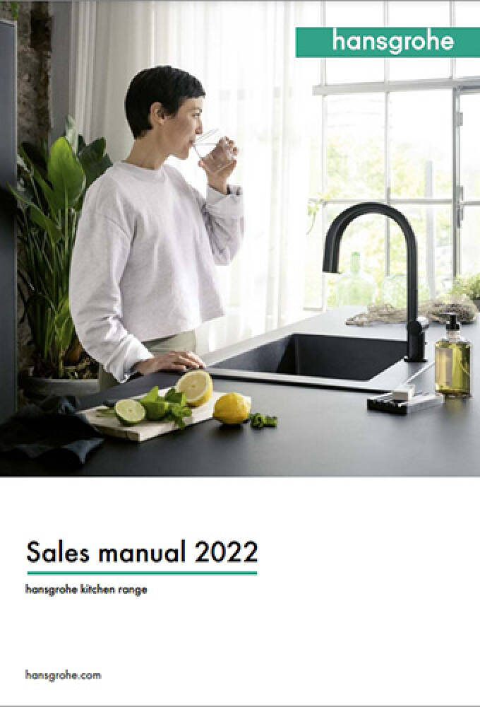 Download the hansgrohe kitchen sales manual.