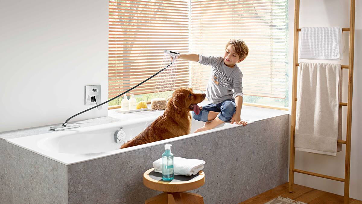 Schlauch Aufrollsystem Sbox Fur Die Wanne Hansgrohe De