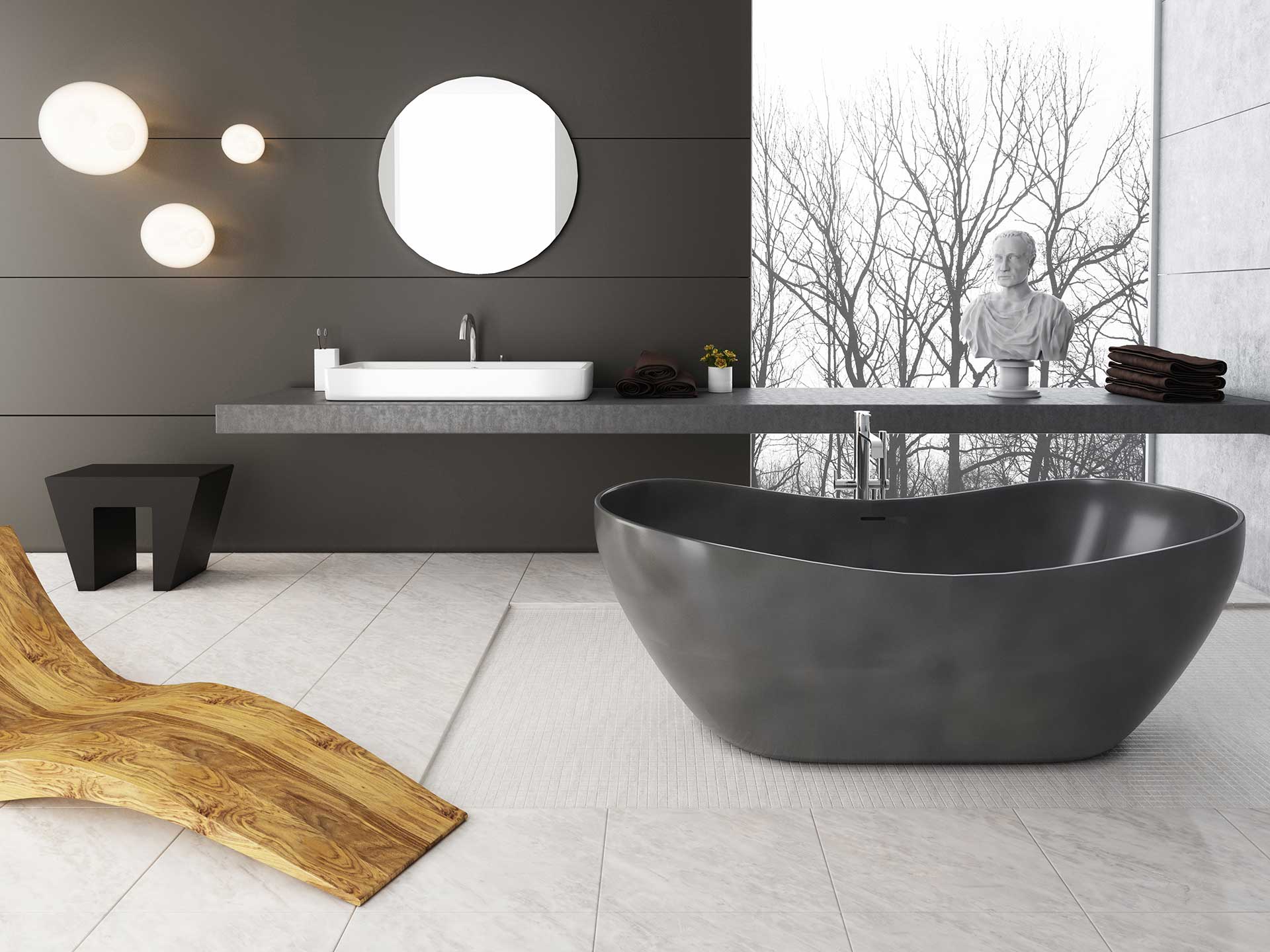 Extraordinary bathroom furniture: How to create personal aesthetics with shapes ...