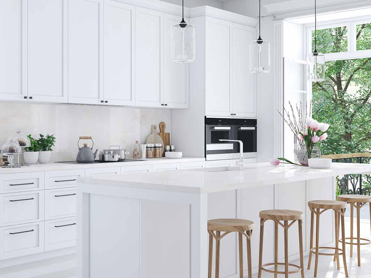 White kitchen: The classic choice with a wow factor