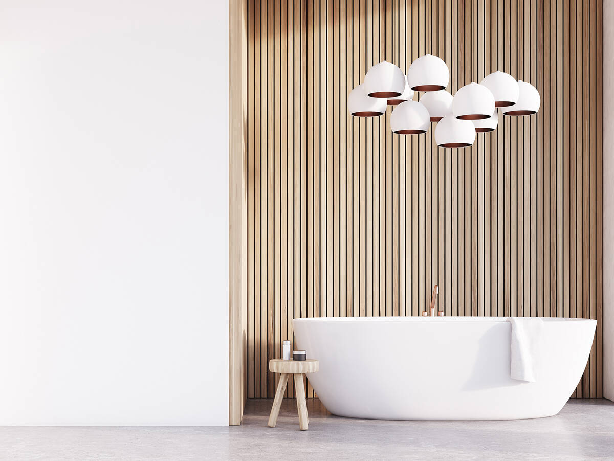 Suspensions au-dessus de baignoire