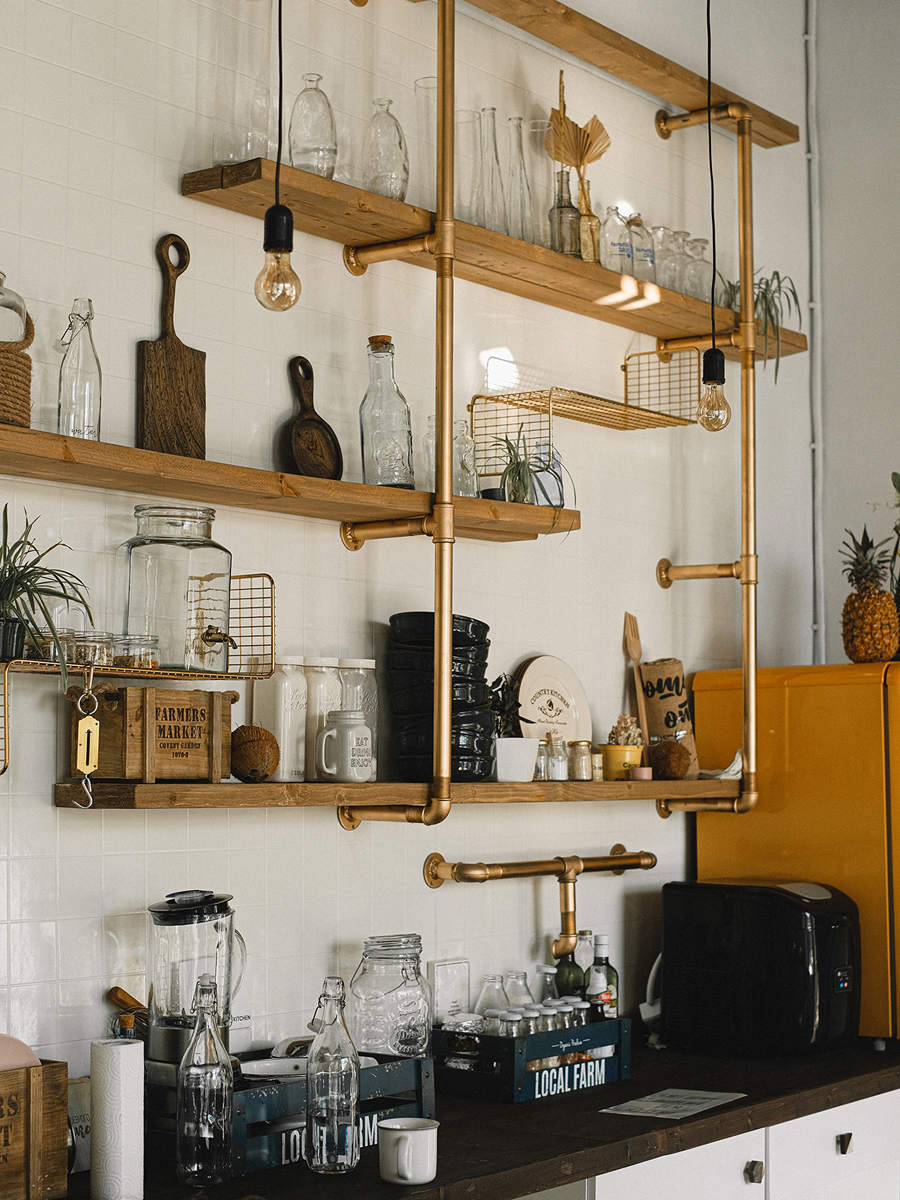 Industrial-Style Kitchen