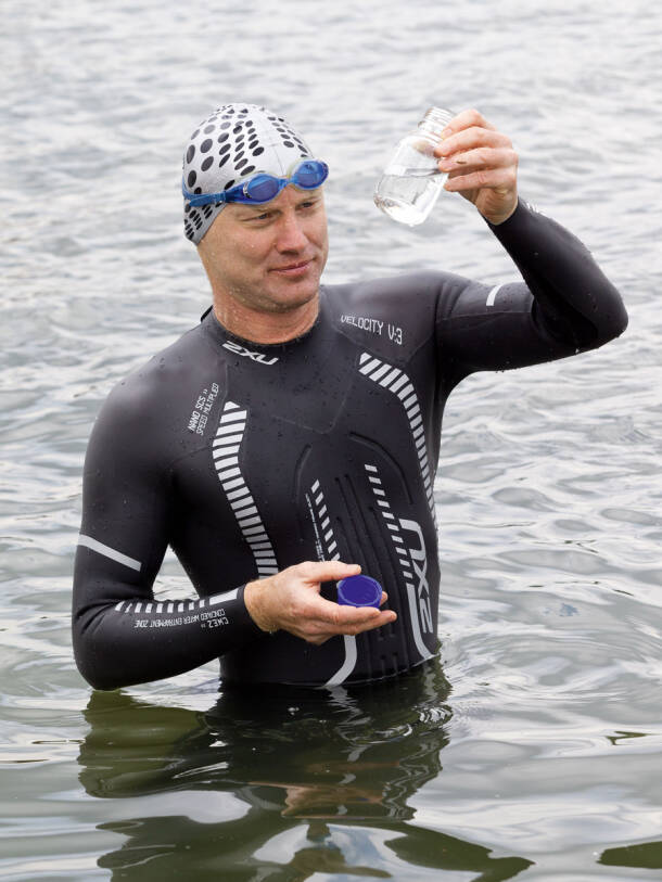 Hansgrohe CSR: Andreas Fath swims the Danube. Hansgrohe CSR: Andreas Fath swims the Danube.