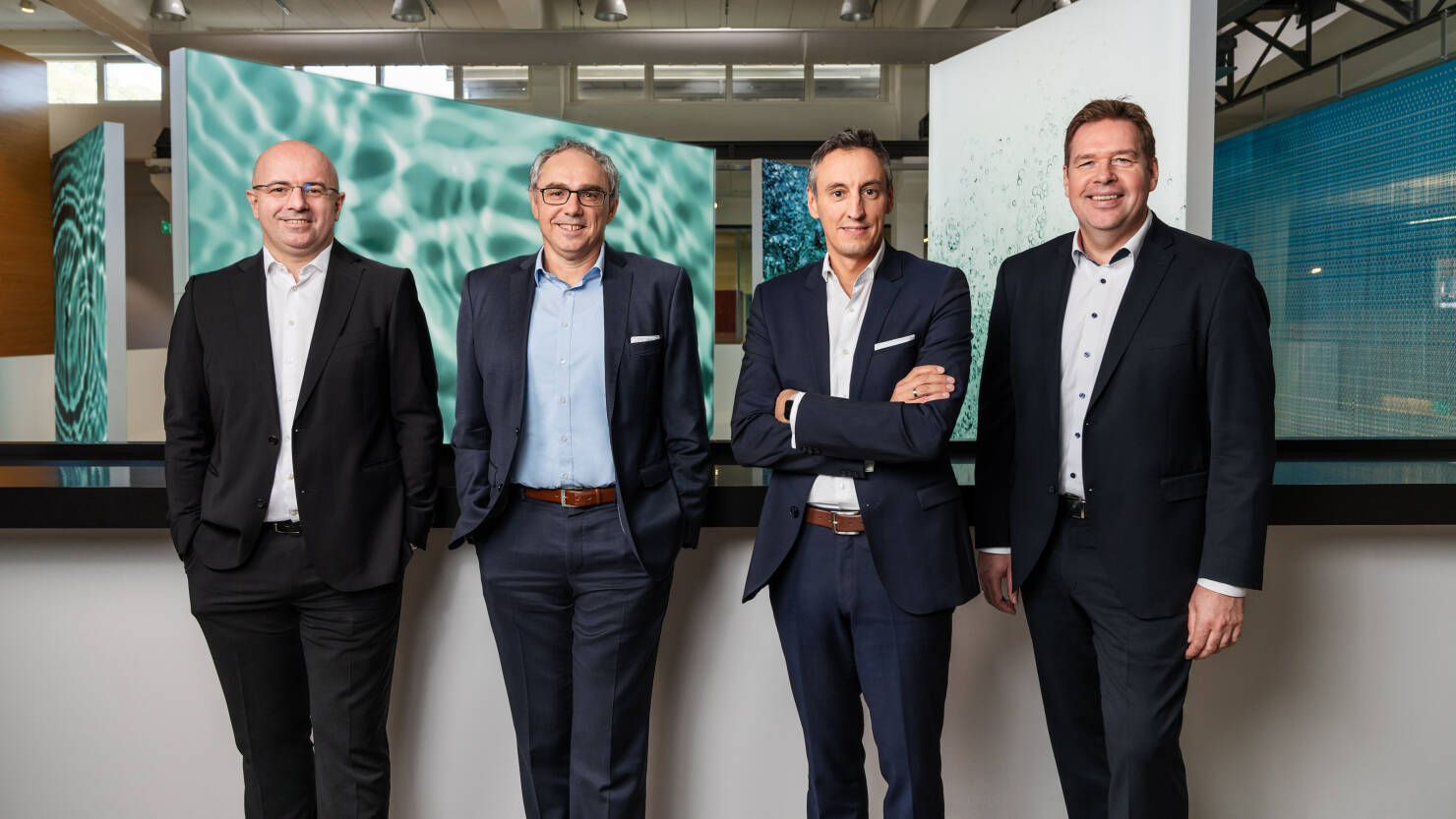Der Vorstand der Hansgrohe SE. Der Vorstand der Hansgrohe SE.