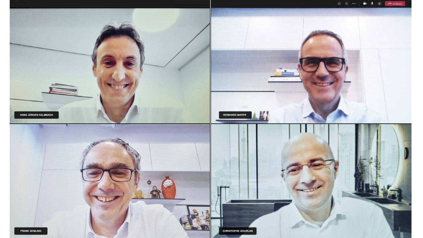 Excecutive Board of the Hansgrohe Group. Excecutive Board of the Hansgrohe Group.