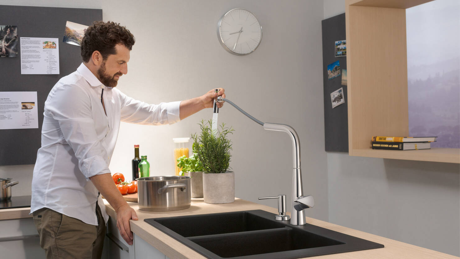 Hansgrohe Makes Kitchen Chores Easy Hansgrohe Group