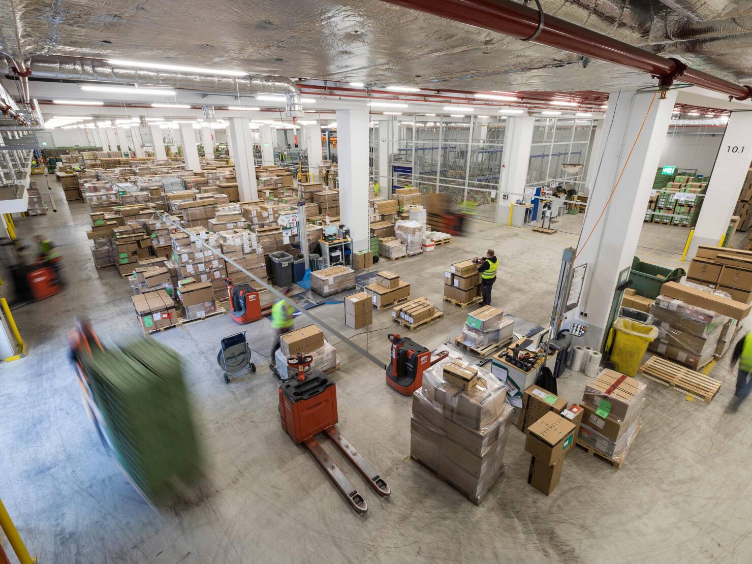 Kern der Zusammenarbeit mit Lieferanten: das Logistikzentrum.