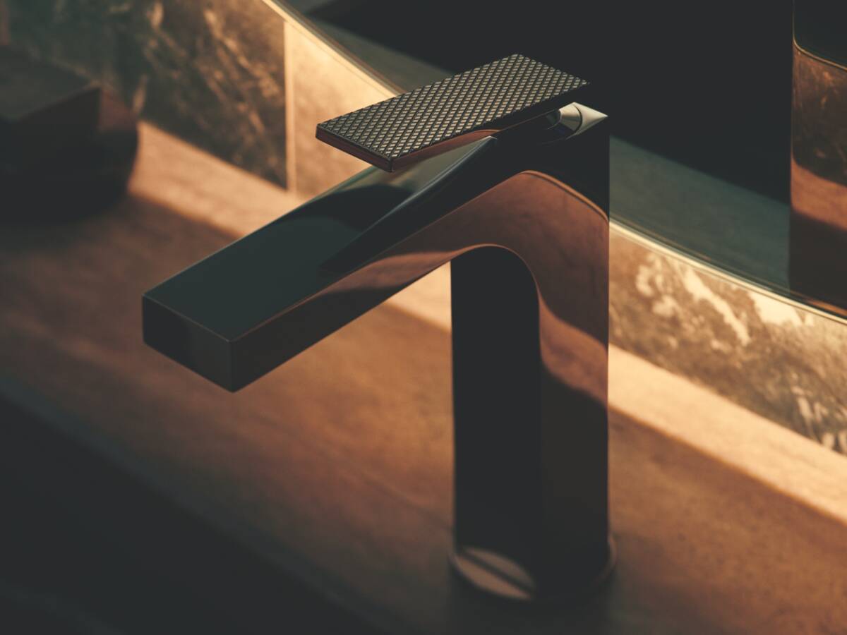 AXOR Citterio Waschtischarmatur in Schwarz.	