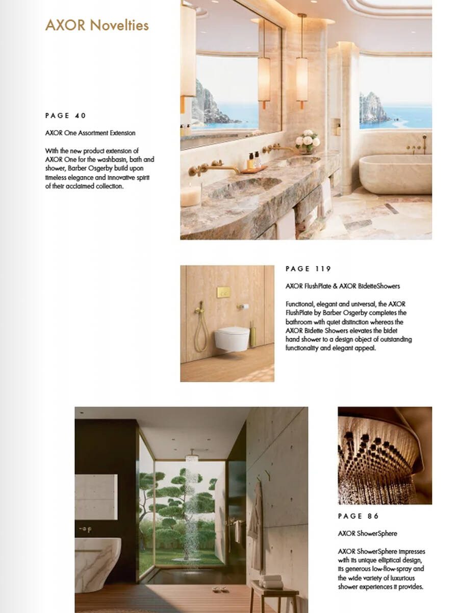 Die Neuheiten im AXOR Magazin 2025