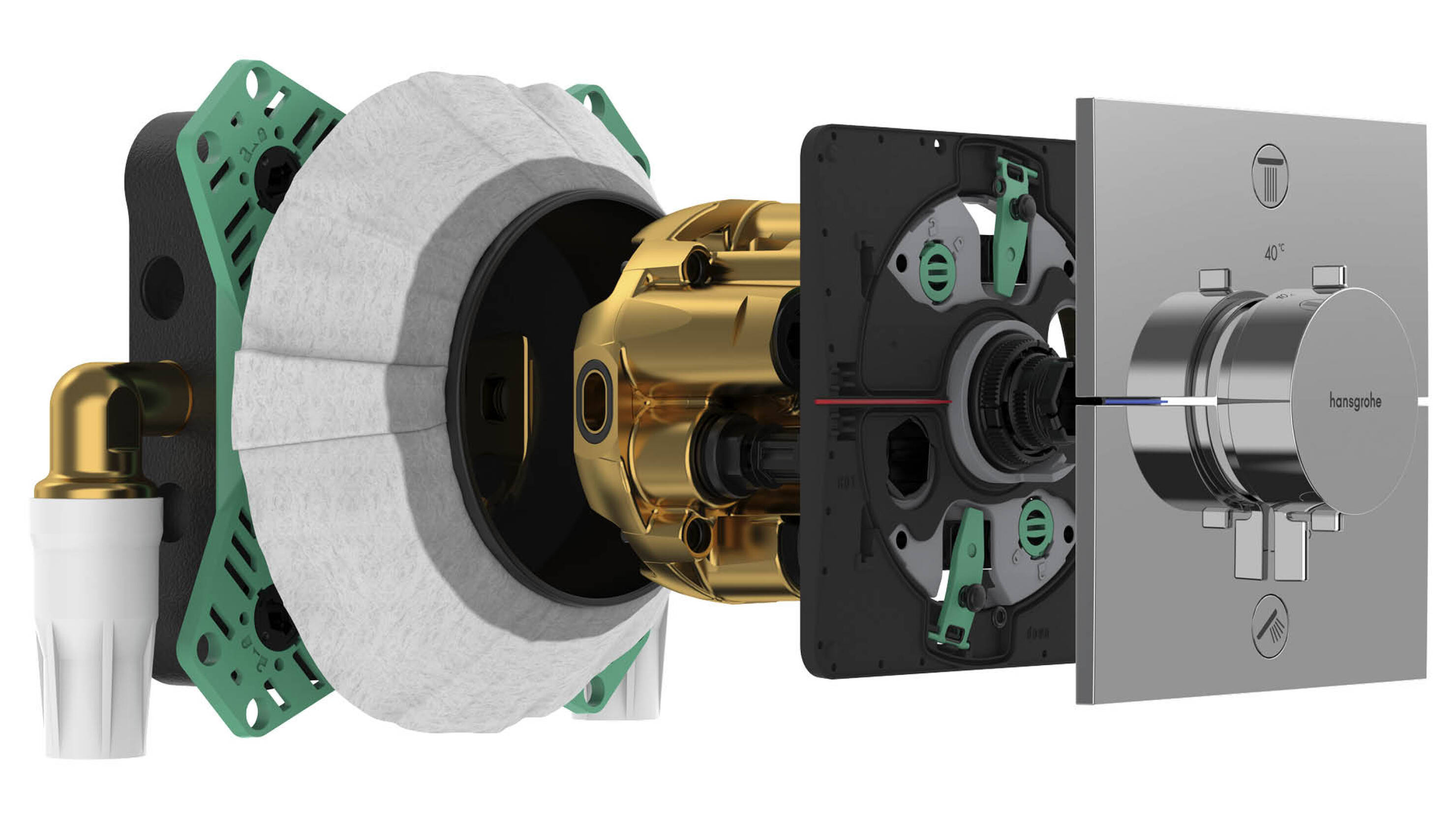 hansgrohe kappesæt ShowerSelect Comfort på iBox universal 2.