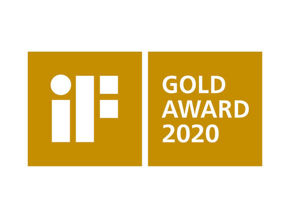 Logo for the iF Gold 2020.