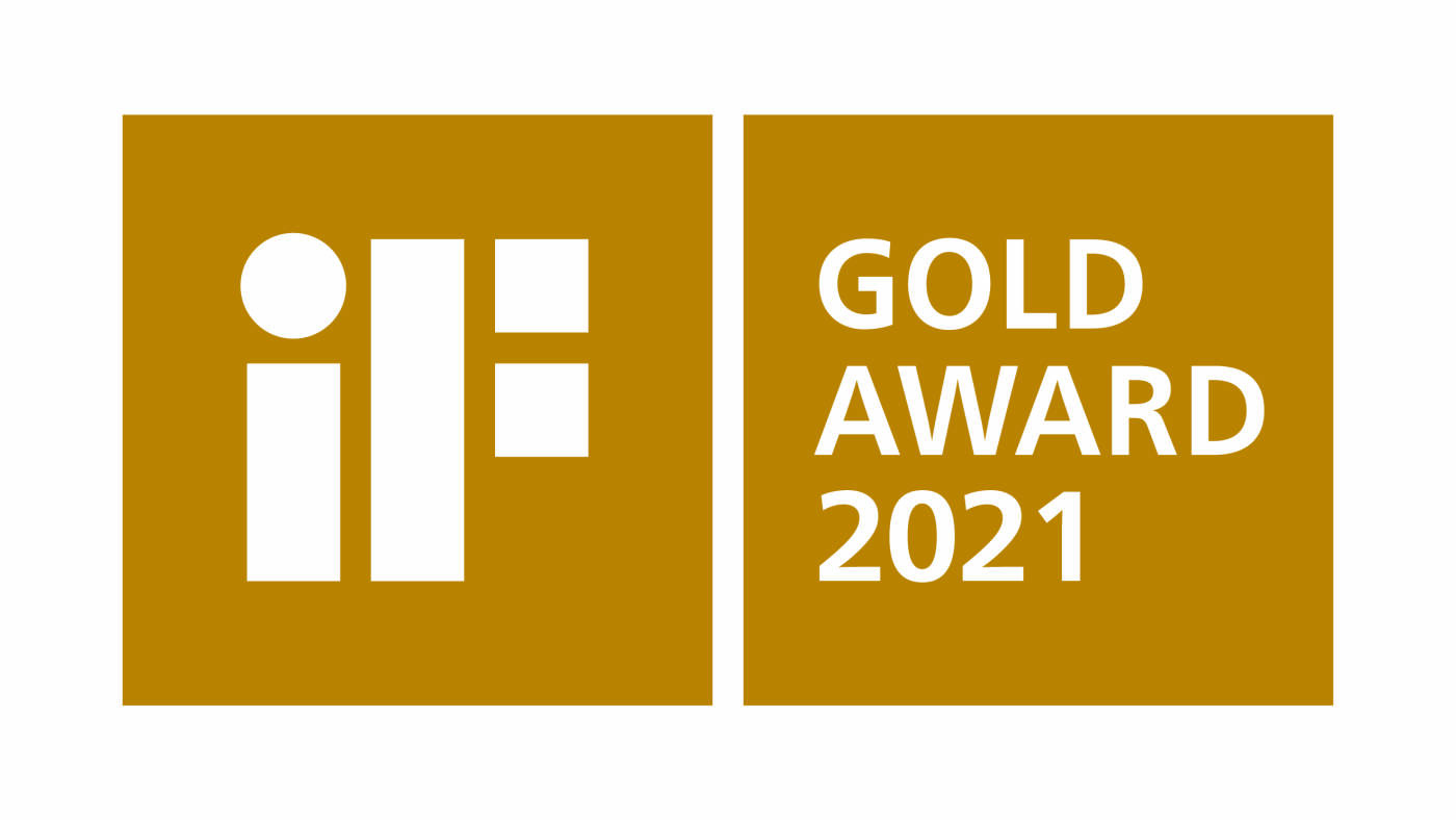 Logo iF Gold Award 2021.