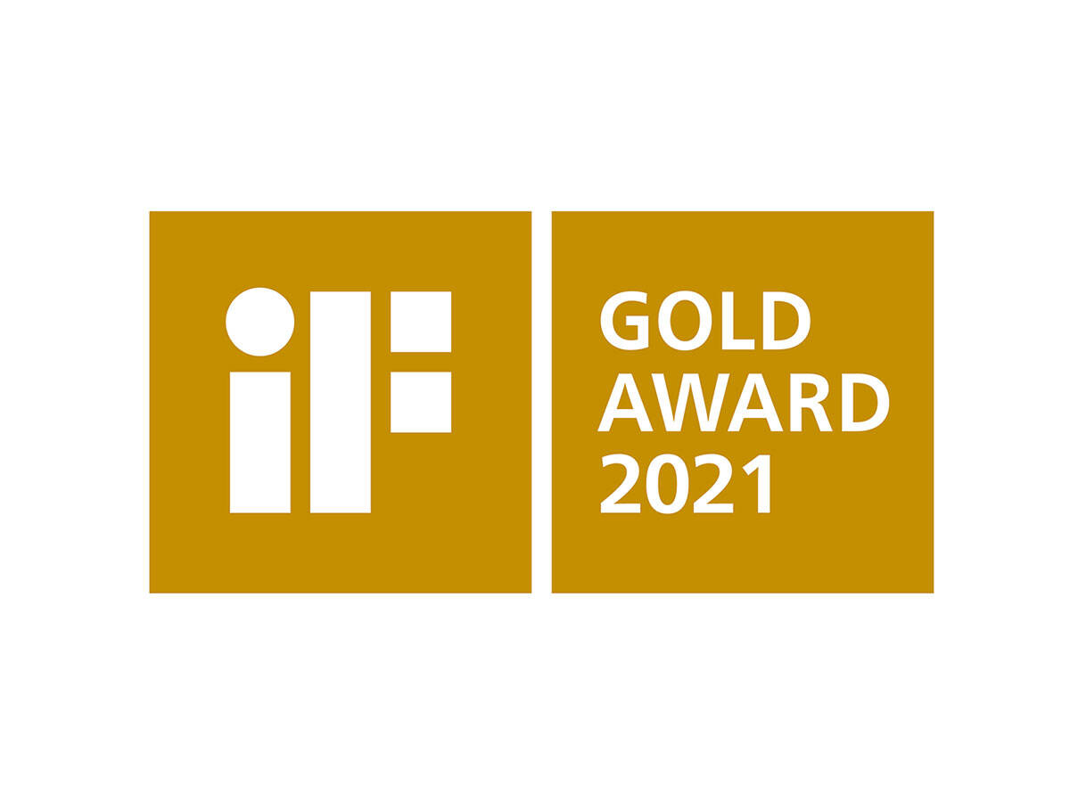 Uno de los premios de diseño más importantes: el iF Gold Award.