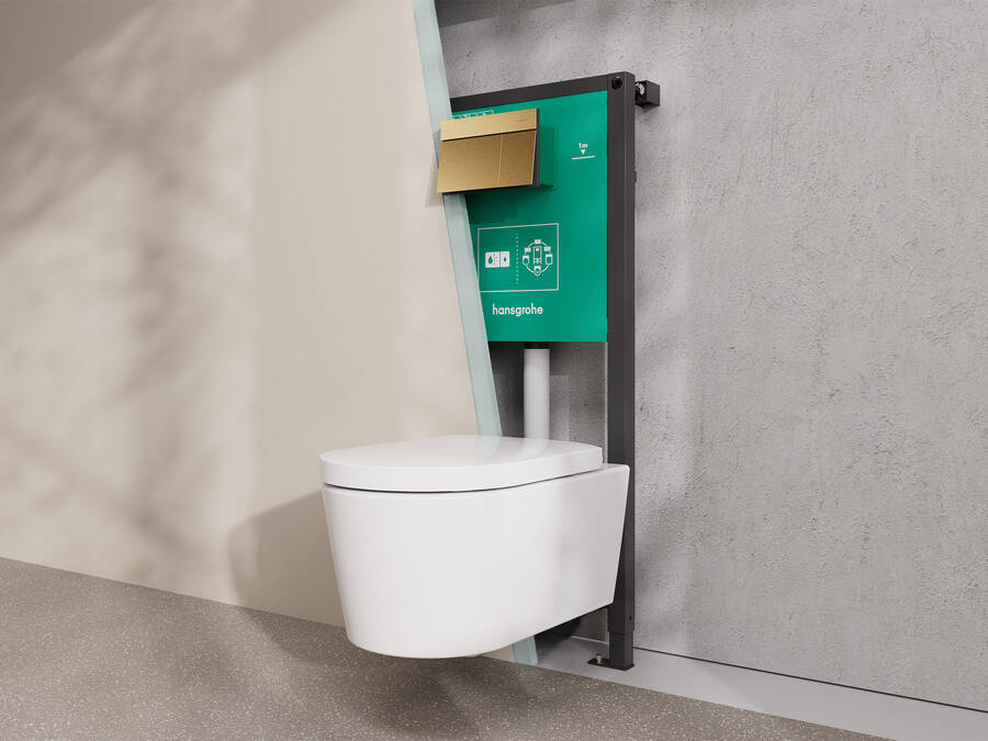 hansgrohe toilet, flush technology