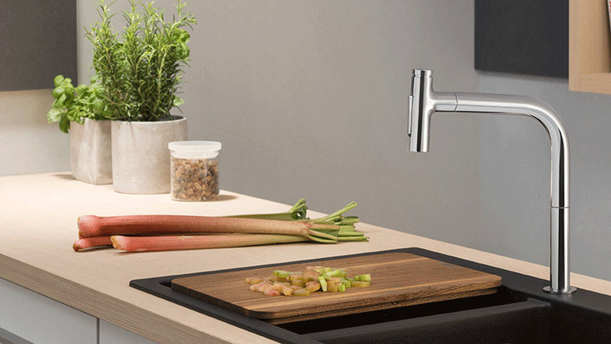Cutting board made from walnut.