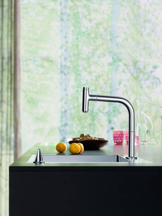 El nuevo fregadero de cocina S41 de hansgrohe convierte la cocina