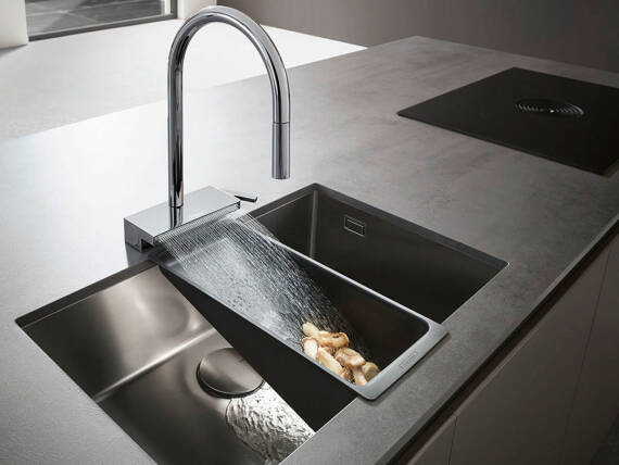 New Kitchen Tap With Three Jet Types Hansgrohe Int