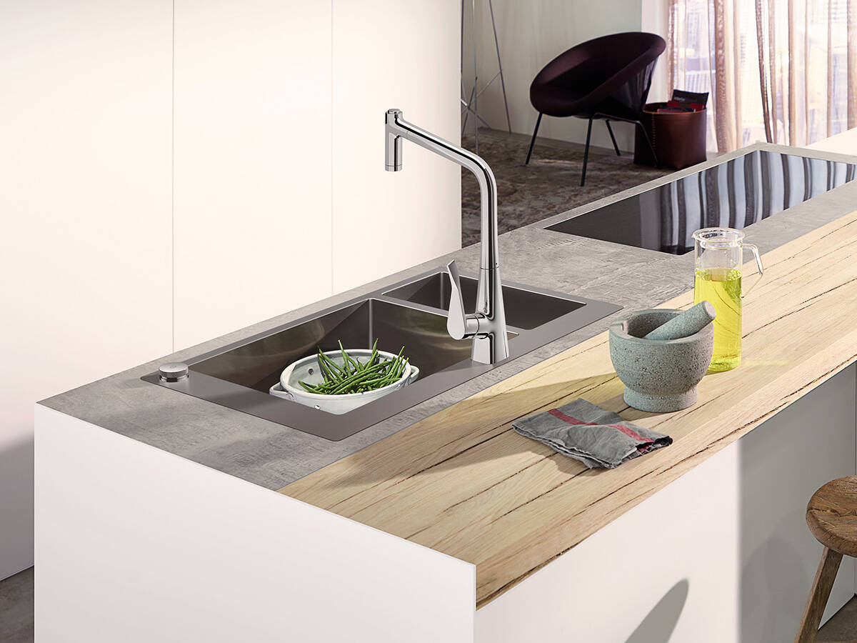 New Kitchen Sinks From Hansgrohe