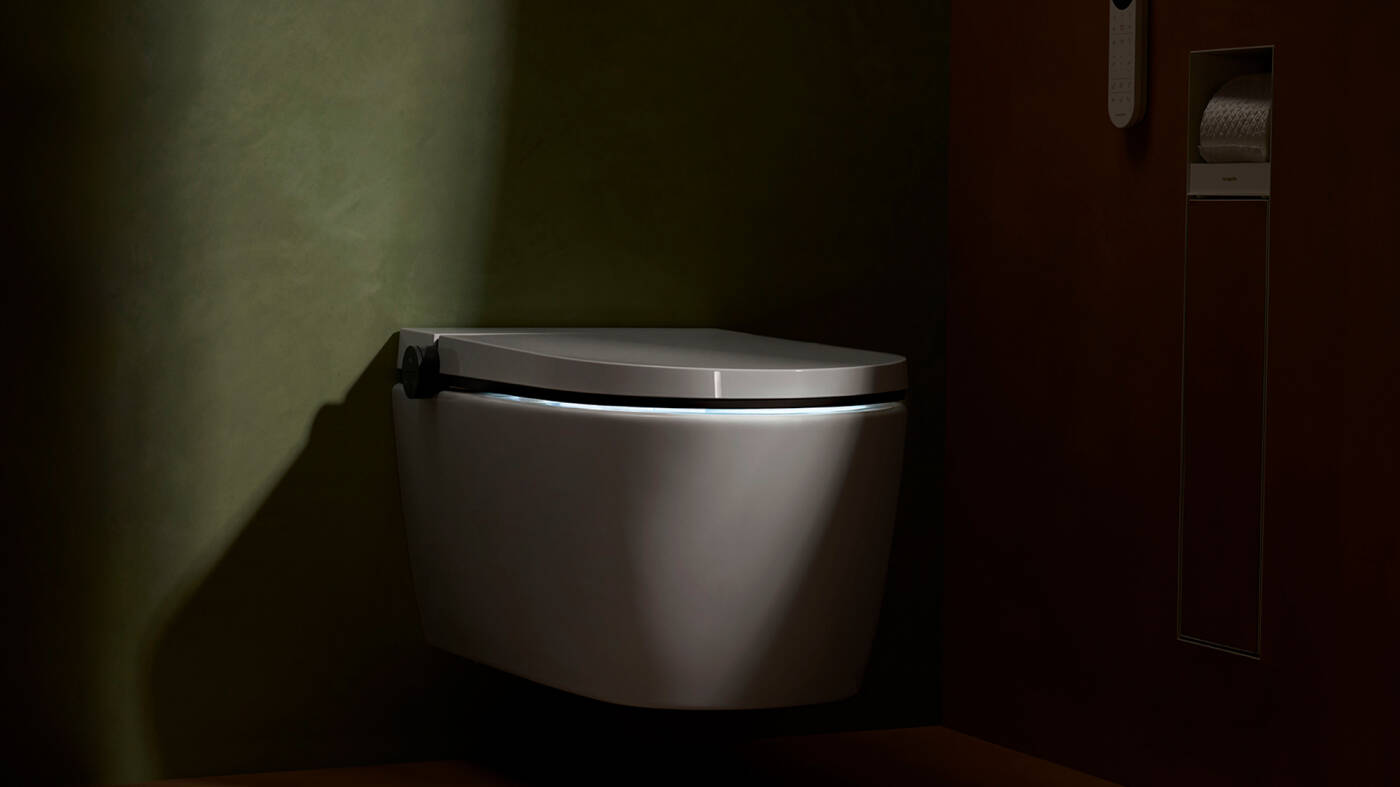 LavaPura Element S mit Nachtlicht.