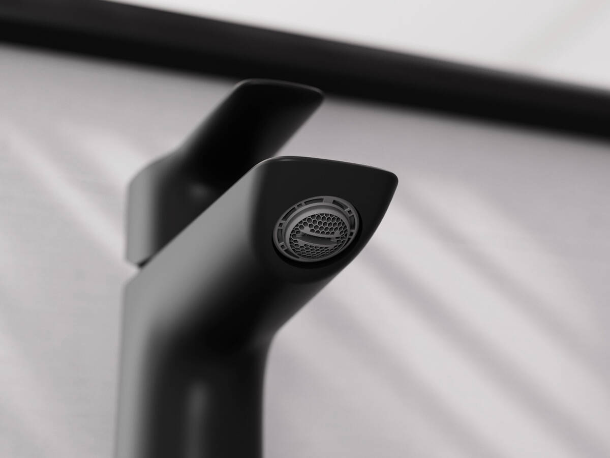 Logis luftblander kan skrus av med en mynt.