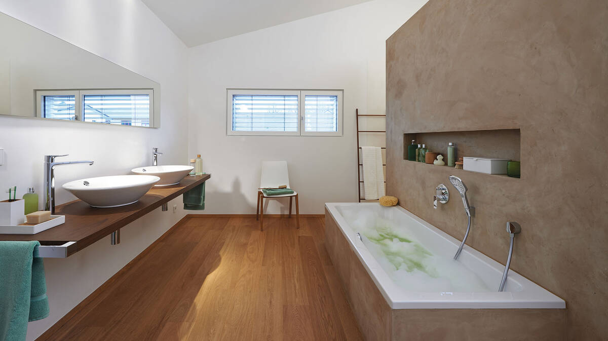 badezimmer in skandinavischem stil modern einrichten