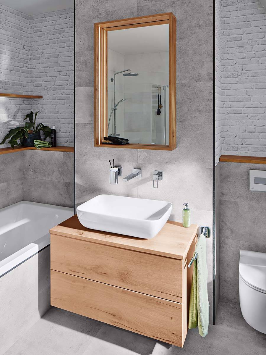 Traumbad natürlich und nordisch schlicht einrichten | hansgrohe DE Traumbad natürlich und nordisch schlicht einrichten | hansgrohe DE