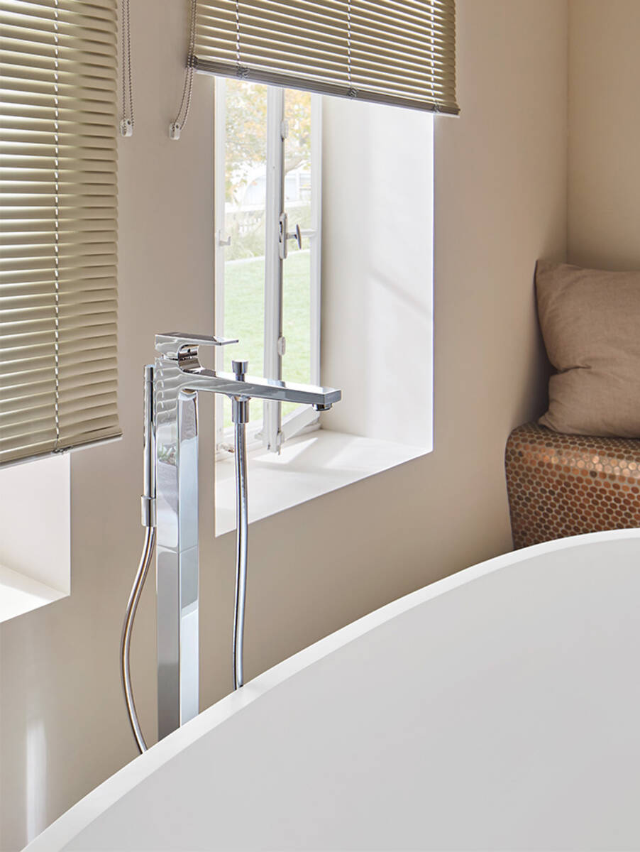 Badrumsblandare i tidlöst ren design.