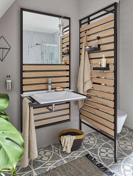 Kleines Badezimmer gemütlich und modern einrichten | hansgrohe DE