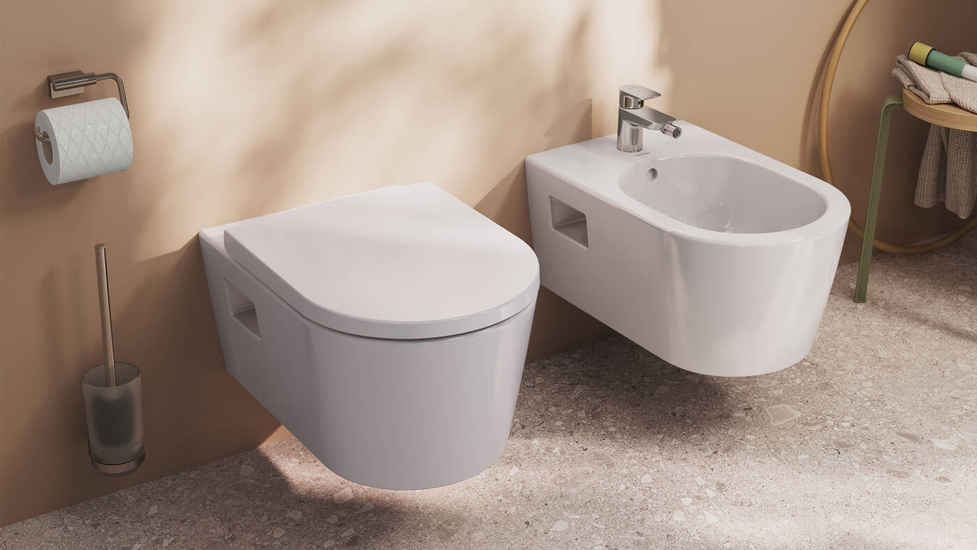 Neovis Q bidet faucet 70 installed.
