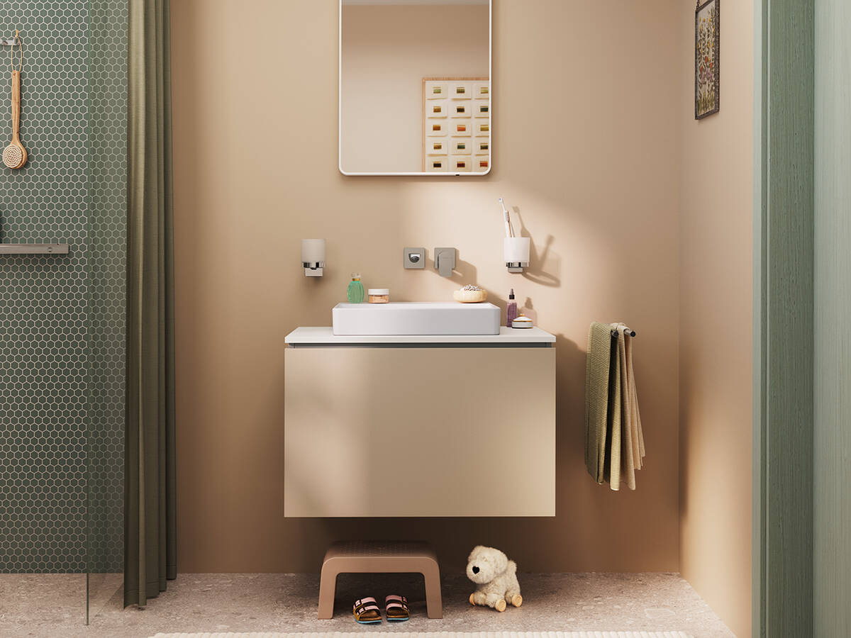 Waschplatz mit Xilesa E Badmöbel.