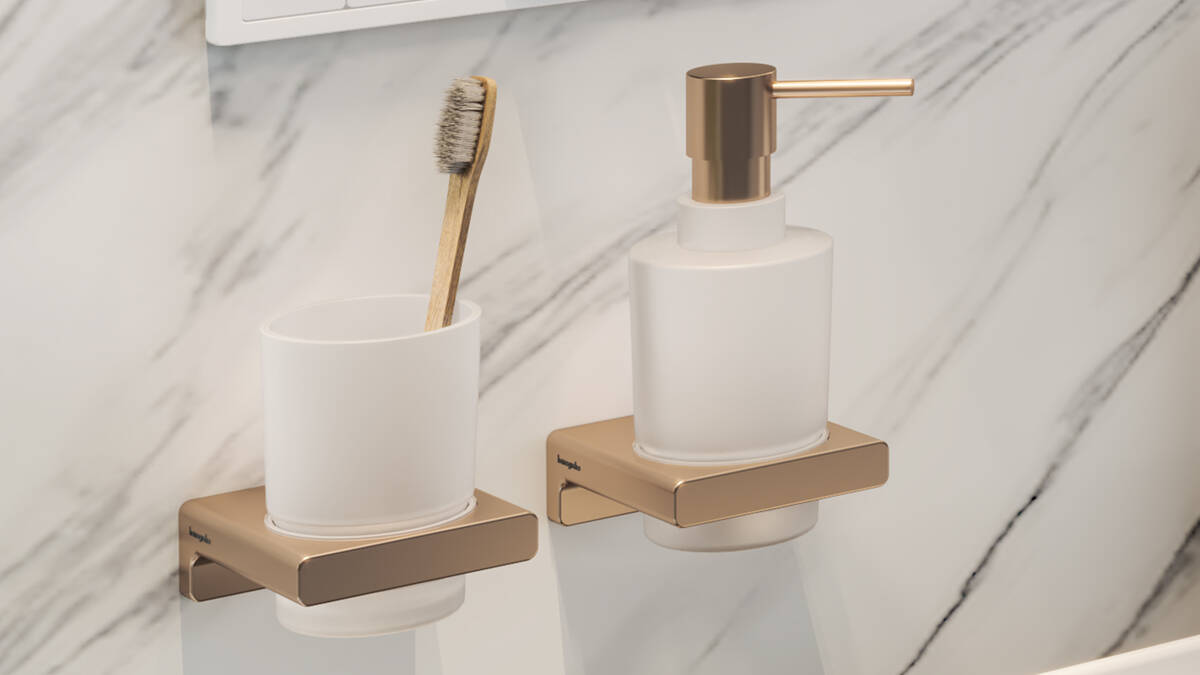 hansgrohe WallStoris in Matte White.