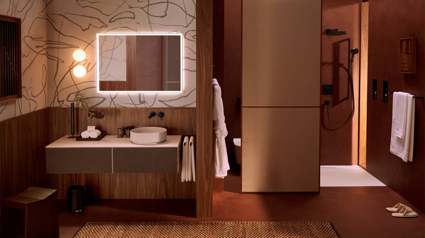 A holistic hansgrohe bathroom – the perfect fit.