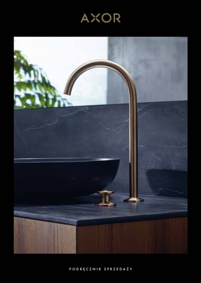 Podręcznik sprzedaży AXOR dedykowany łazience i kuchni