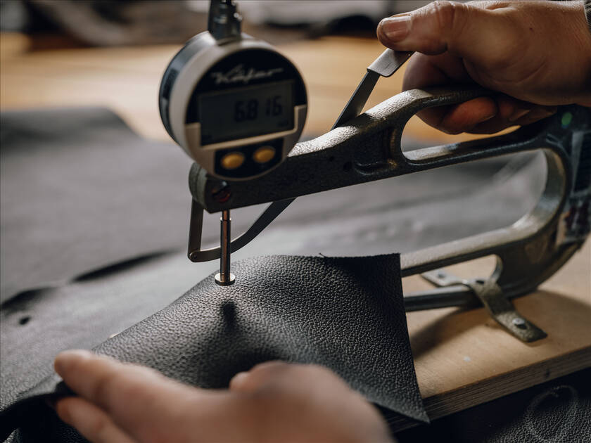 Origin Leather: Manufacturing process behind the material plate