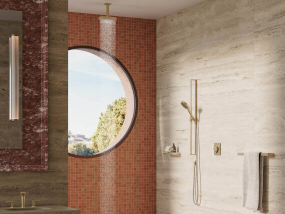 Bathroom Ambience with AXOR ShowerSphere, AXOR Citterio C and ShowerSelect ID