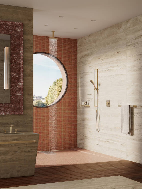 Mediterranean Hotel in Rome - A bathroom concept by Antonio Citterio