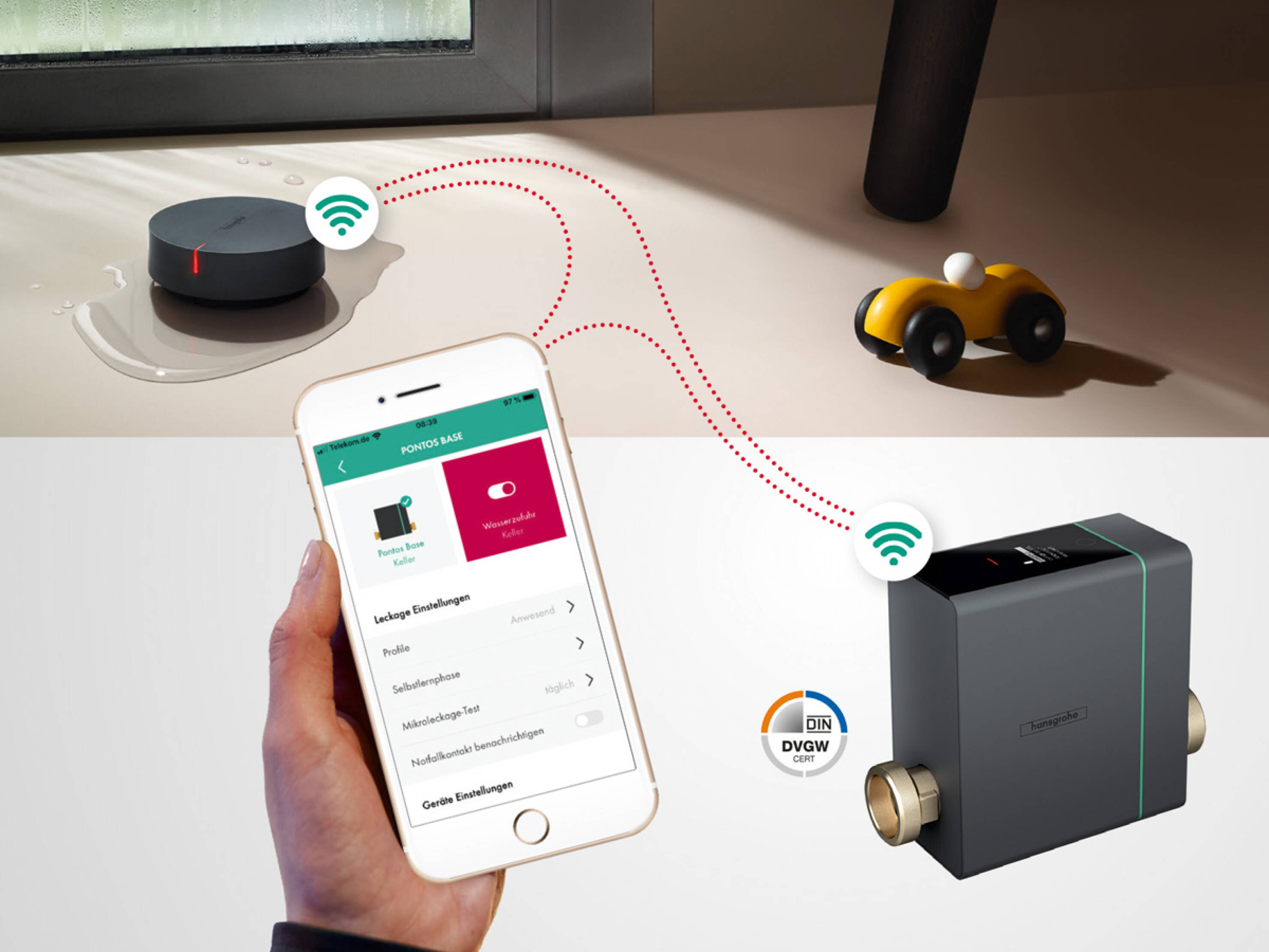Sistema de gestión de agua Pontos, un producto de Smart Living. Sistema de gestión de agua Pontos, un producto de Smart Living.