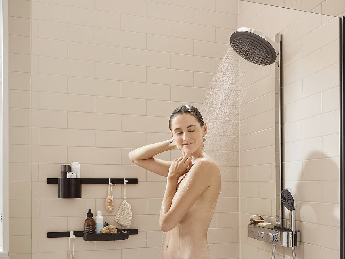 hansgrohe Select brusere i stort bruseområde.