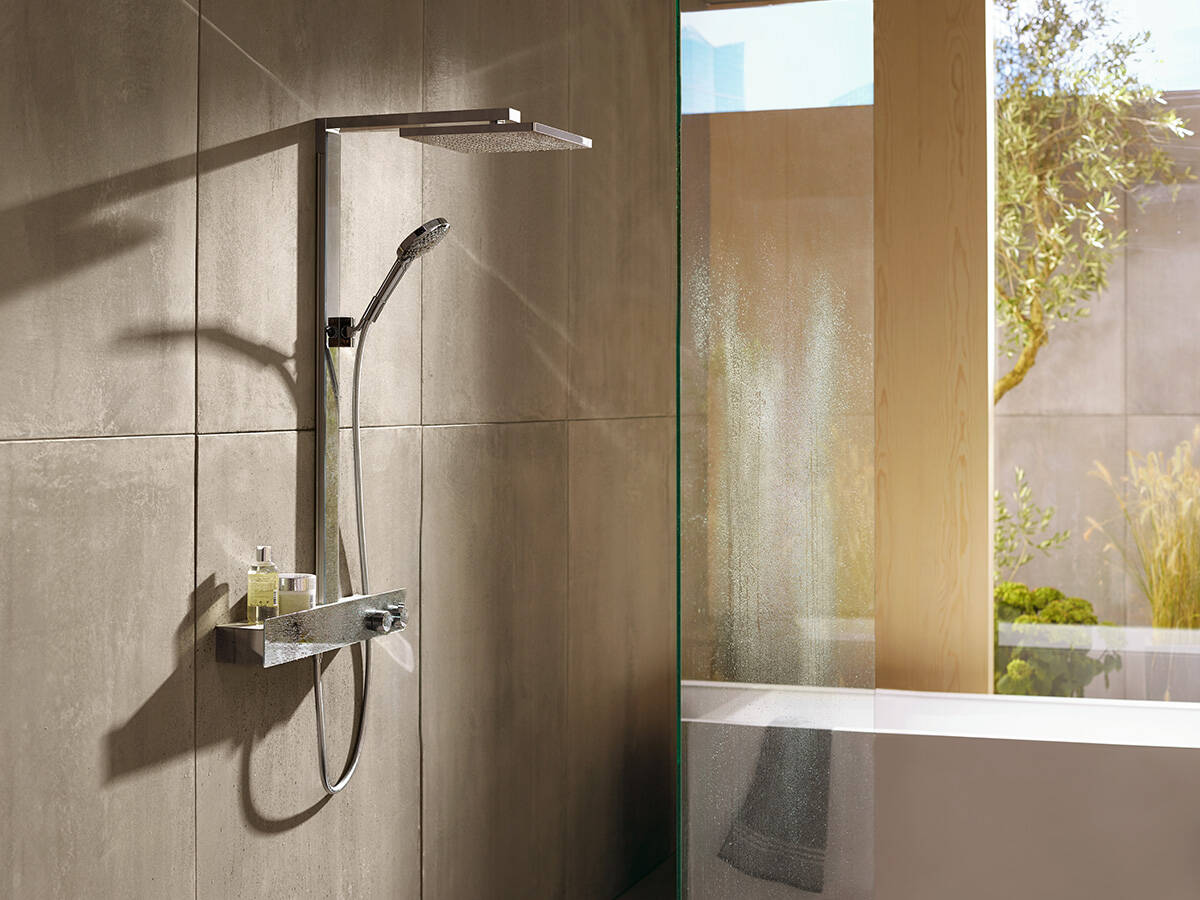 hansgrohe ducha de cabeza Raindance Select S 240 2jet 9.449 in Brausearm  15.354 in blanco/cromo