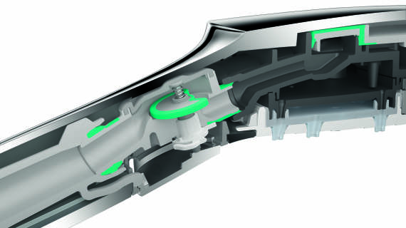 hansgrohe Select: İyi düşünülerek tasarlanmış uzun ömürlü mekanizma.