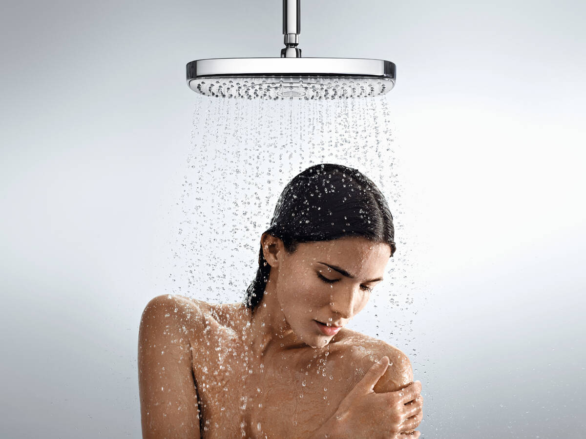 hansgrohe Vernis Blend Set de douche Vario EcoSmart avec barre de douc – Le  Monde du Bain