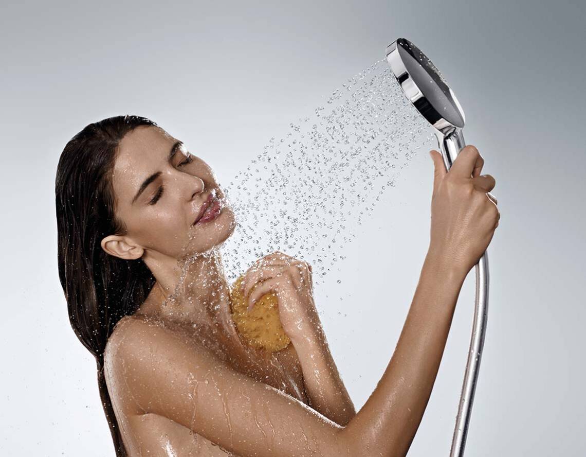 Douchette sans chaux par hansgrohe. Douchette sans chaux par hansgrohe.