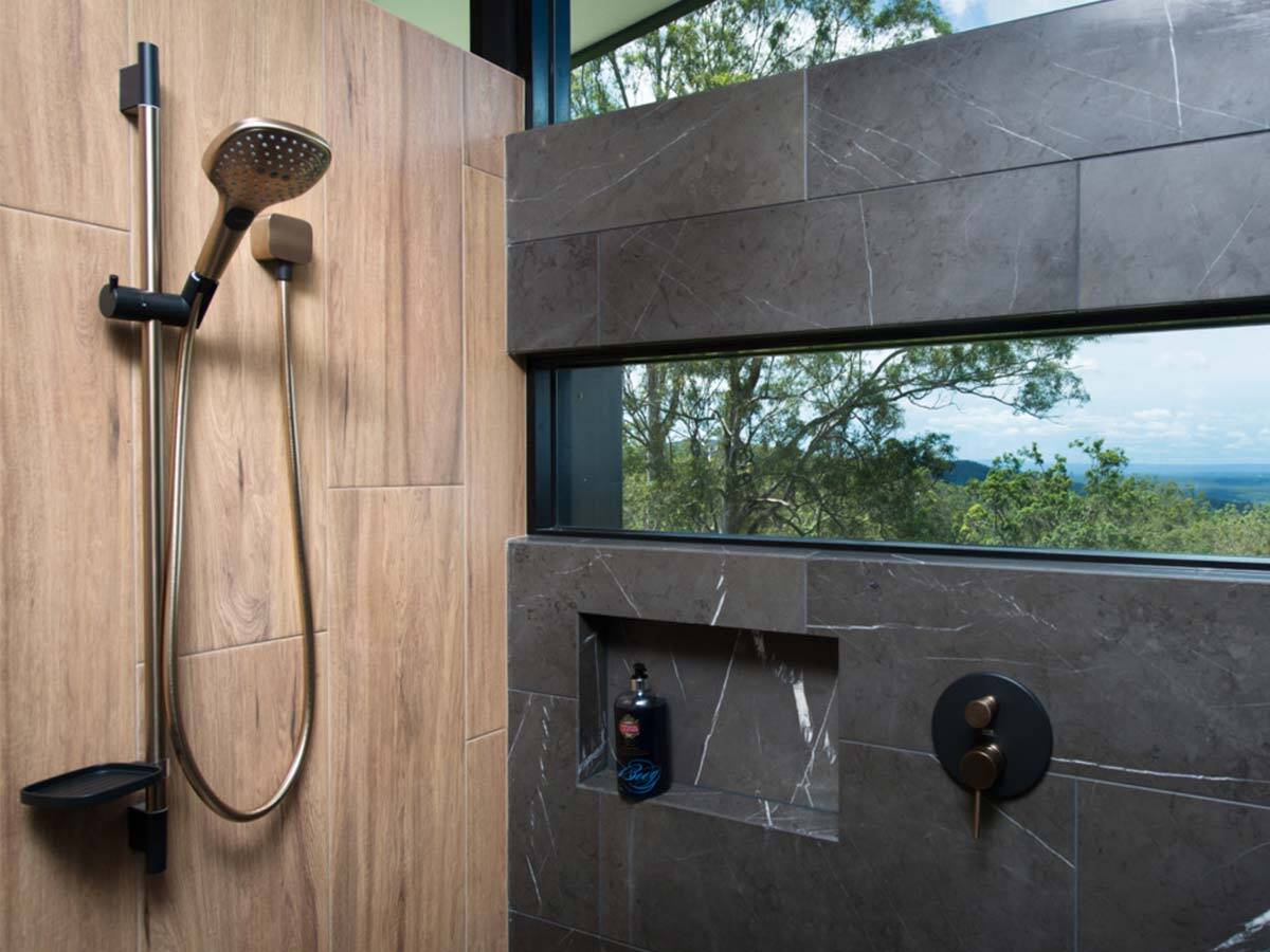 Avantgarde bathroom, designed with nature in mind