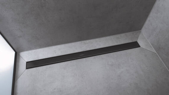 Nuovi prodotti hansgrohe: canaline di scarico RainDrain.