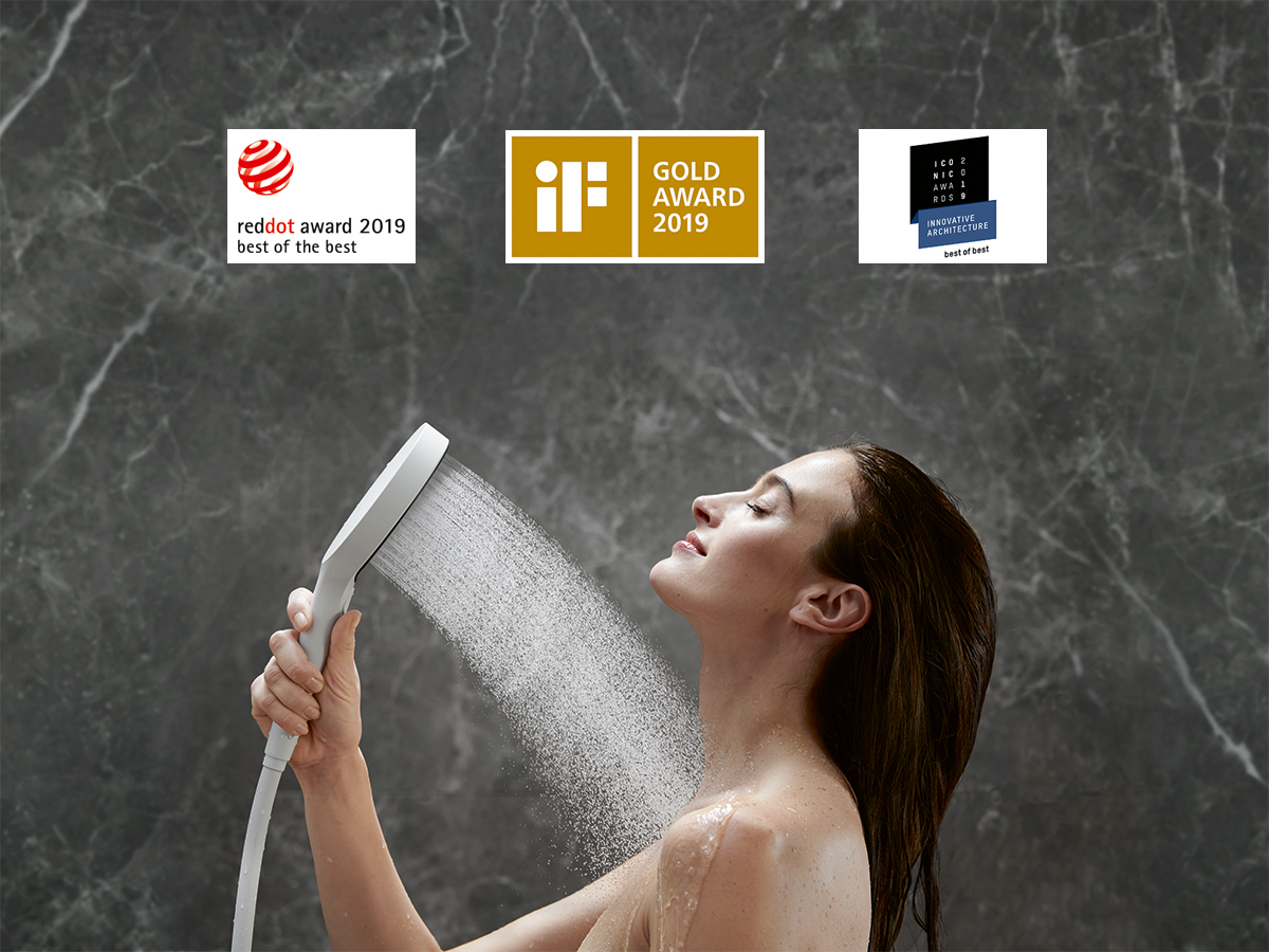 New hansgrohe Wellness Shower with PowderRain. hansgrohe USA
