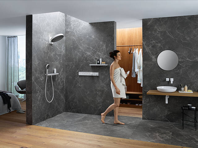 hansgrohe-repisa-ducha-dorsal-rainfinity