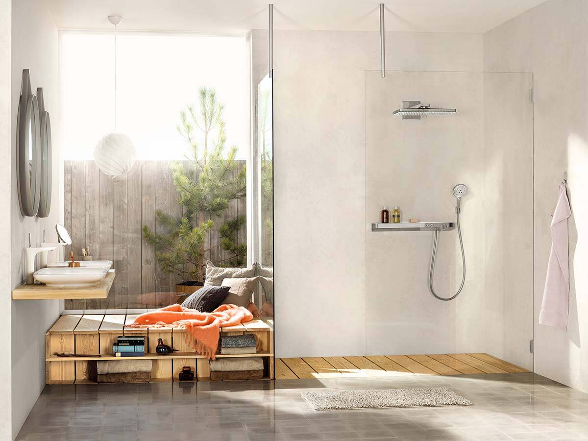 Moderne Badezimmer Ideen Fur Ihre Badgestaltung Hansgrohe De