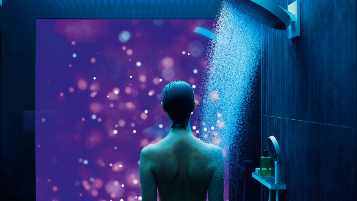 Showering after sport